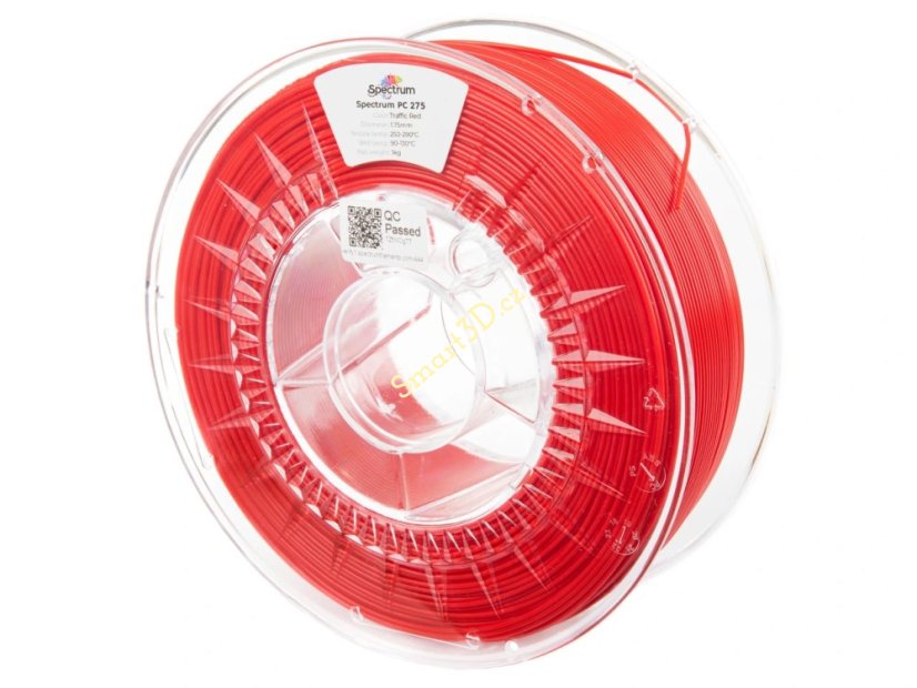 Filament SPECTRUM / PC 275 / ČERVENÁ "TRAFFIC" / 1,75 mm / 1 kg