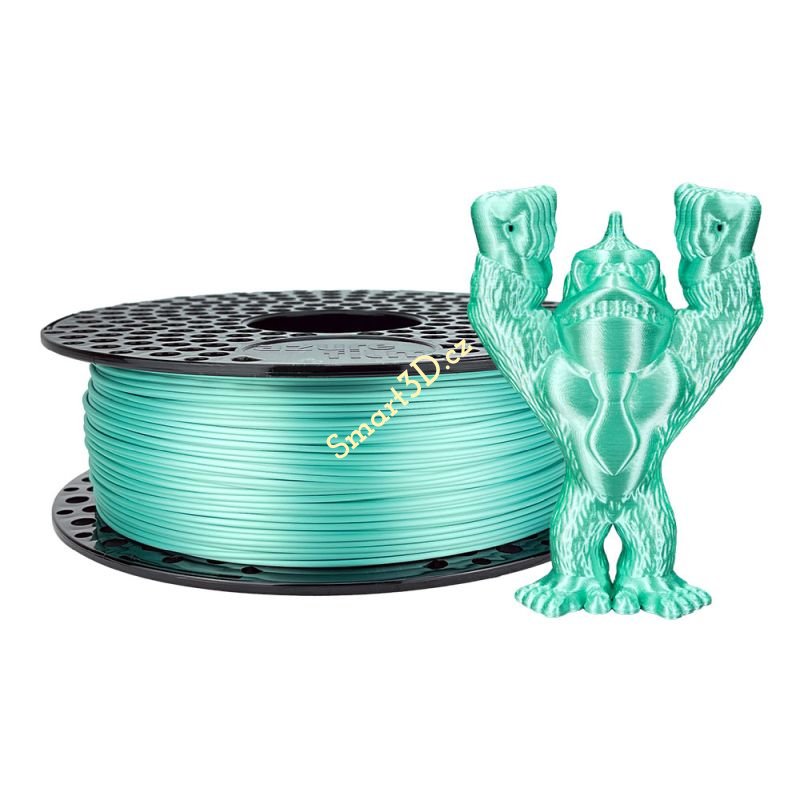 Filament AzureFilm / PLA SILK / TURQUOISE BLUE / 1,75 mm / 1 kg.