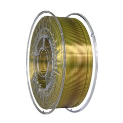 Filament DEVIL DESIGN / PLA SILK DUAL / ZLATÁ + HNĚDÁ / 1,75 mm / 1 kg.