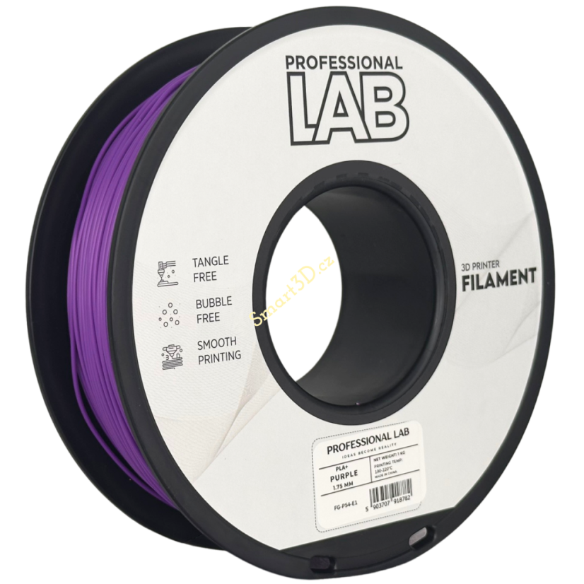 Filament PROFESSIONAL LAB / PLA+ / PURPLE / 1,75 mm / 1 kg