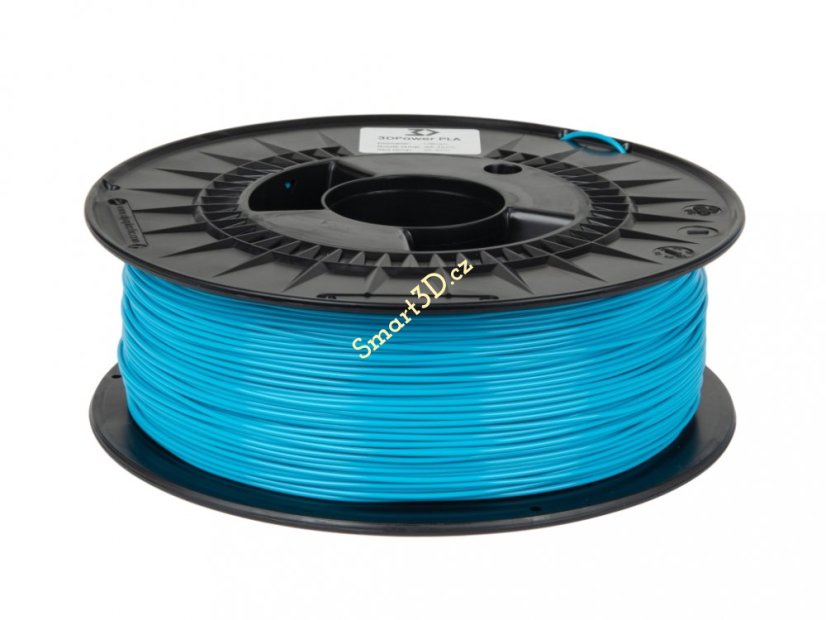 Filament 3D POWER / Basic PLA / SVĚTLE MODRÁ / 1,75 mm / 1 kg.