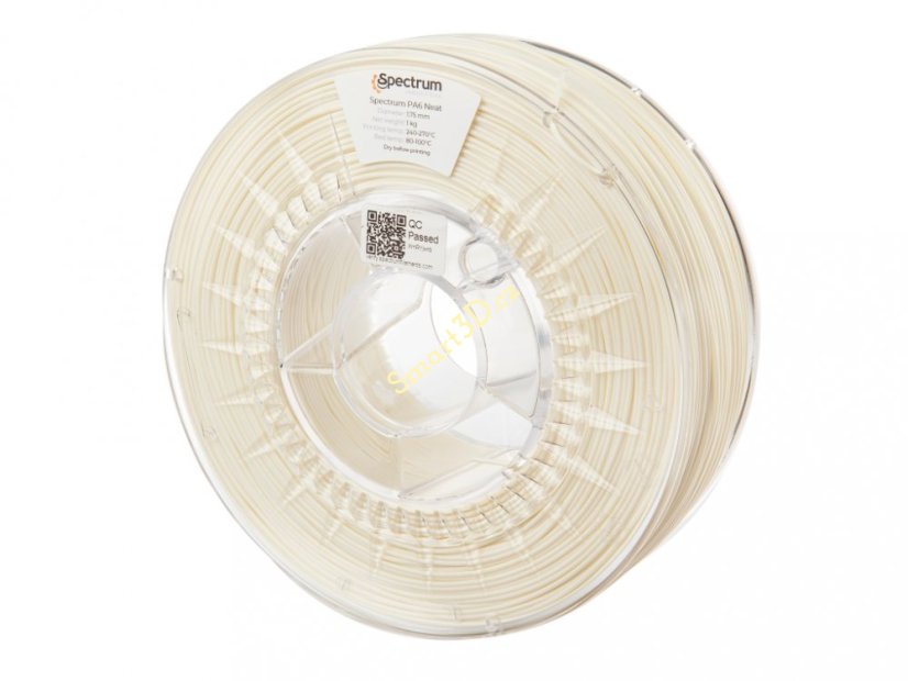 Filament SPECTRUM / NYLON PA6 / NEAT / NATURAL / 1,75 mm / 0,75 kg