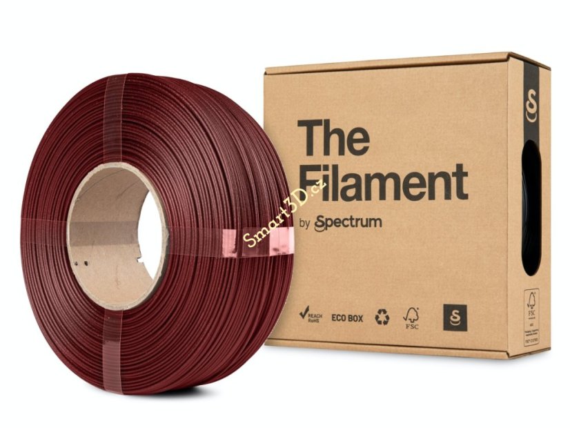 ReFill TheFilament / PETG CF / ČERVENÁ / 1,75 mm / 1 kg