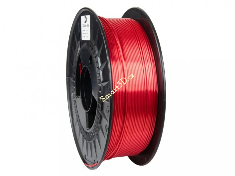 Filament 3D POWER / SILK / RED / 1,75 mm / 1 kg.
