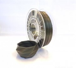 Filament PRINT WITH SMILE / BICOLOR METALLIC PETG / ZELENO HNĚDÁ / 1,75 mm / 750 g.