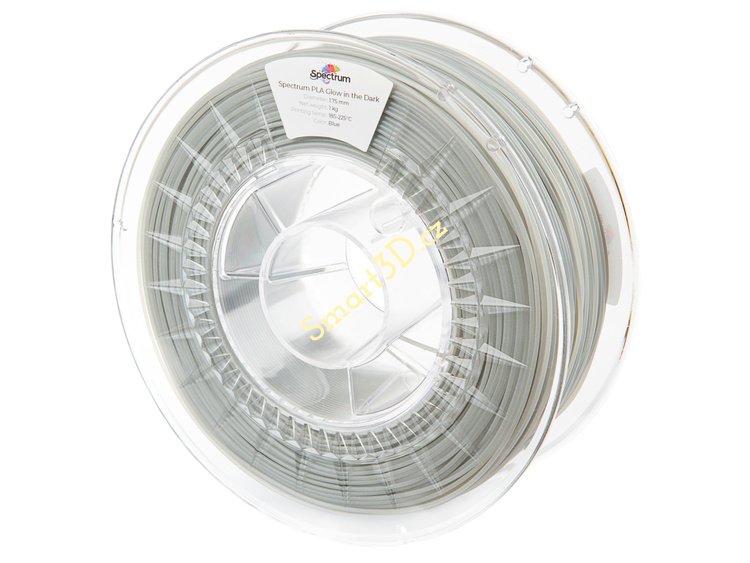 Filament SPECTRUM / PLA SPECIAL / SVÍTÍCÍ VE TMĚ - MODRÁ / 1,75 mm / 1 kg.