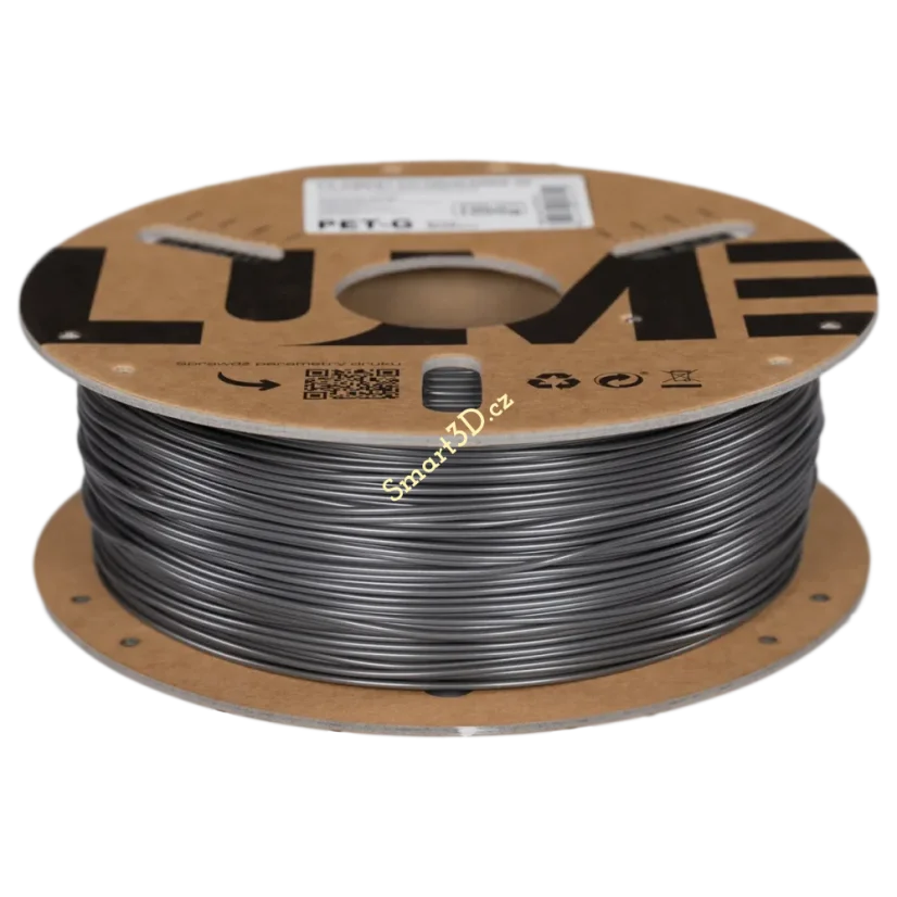 Filament LUME / PETG / STRIEBORNÁ / 1,75 mm / 1 kg
