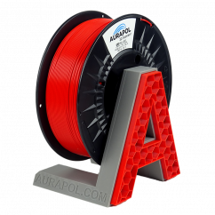 Filament AURAPOL / PLA / RED L-EGO / 1,75 mm / 1 kg.