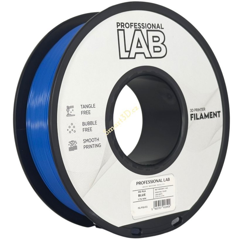 Filament PROFESSIONAL LAB / HS-PLA / MODRÁ / 1,75 mm / 1 kg