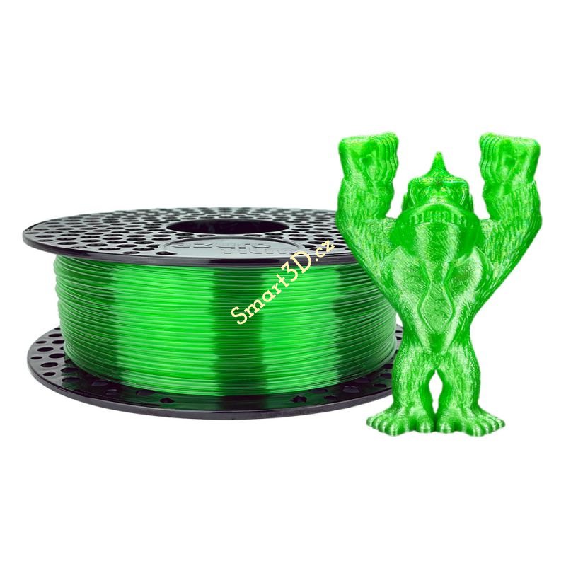 Filament AzureFilm / PETG / ZELENÁ TRANSPARENTNÍ / 1,75 mm / 1 kg.