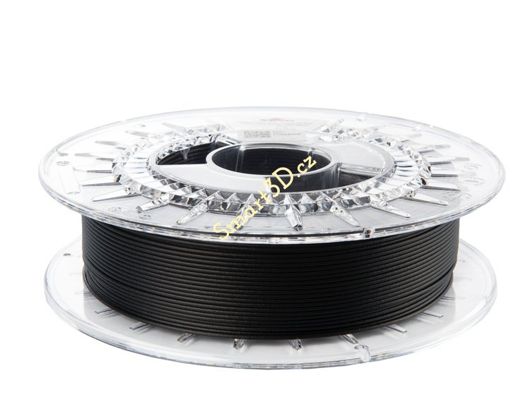 Filament SPECTRUM / NYLON / PA6 CF15S / KARBONOVĚ ČERNÁ / NÍZKÁ DEFORMACE / 1,75 mm / 0,5 kg