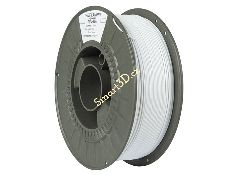 Filament TheFilament / TPU-82A / WHITE / 1,75 mm / 1 kg