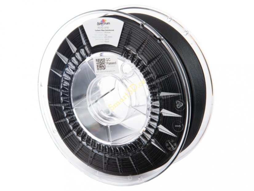 Filament SPECTRUM / PCTG CF10 / BLACK / 1,75 mm / 1 kg