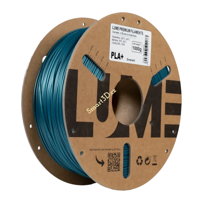 Filament LUME / PLA+ / SMARAGDOVÁ / 1,75 mm / 1 kg