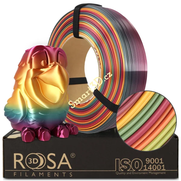 ReFill ROSA3D / PLA SILK / RAINBOW TROPICAL / 1,75 mm / 1 kg