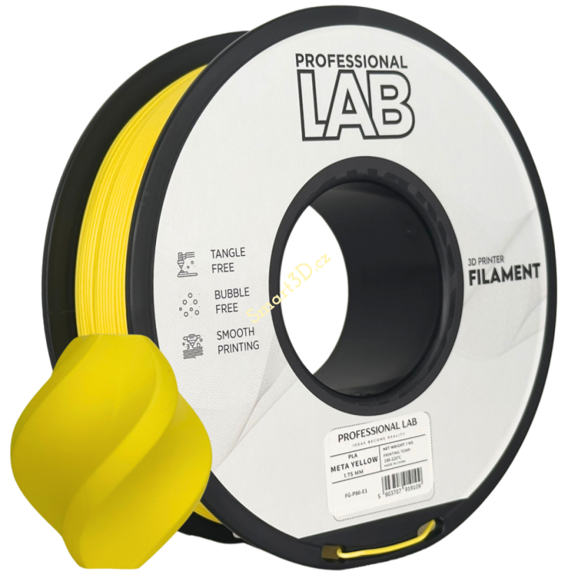 Filament PROFESSIONAL LAB / PLA META / YELLOW  / 1,75 mm / 1 kg