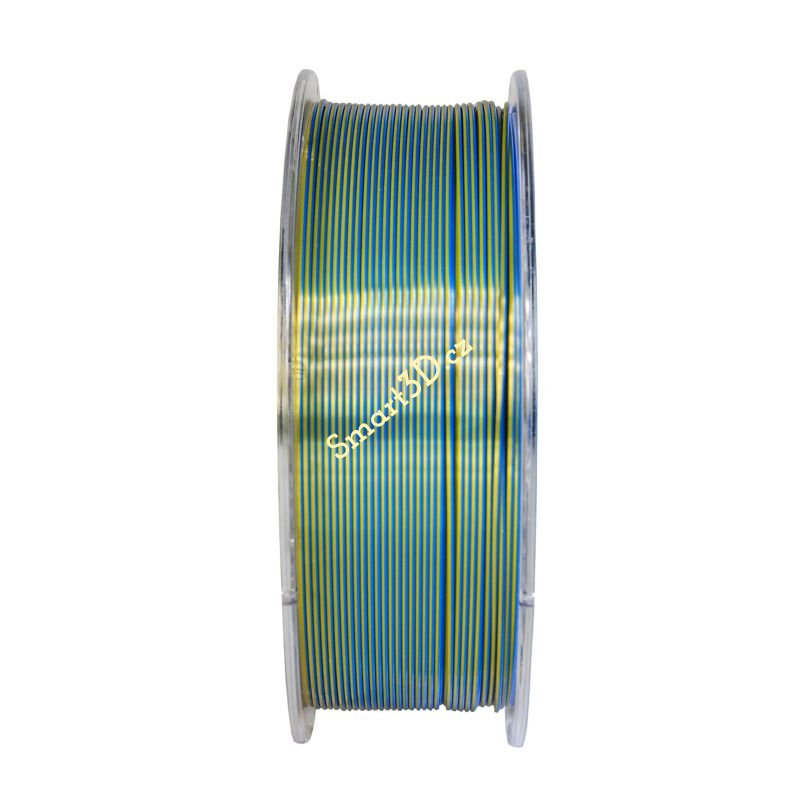 Filament DEVIL DESIGN / PLA SILK DUAL / ZLATÁ + MODRÁ / 1,75 mm / 1 kg.