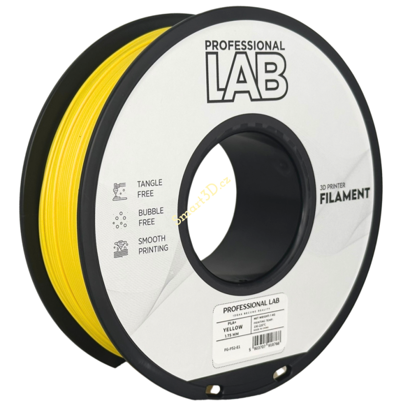Filament PROFESSIONAL LAB / PLA+ / ŽLUTÁ / 1,75 mm / 1 kg