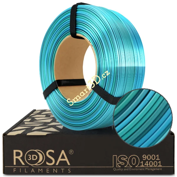 ReFill ROSA3D / PLA SILK / RAINBOW OCEAN / 1,75 mm / 1 kg