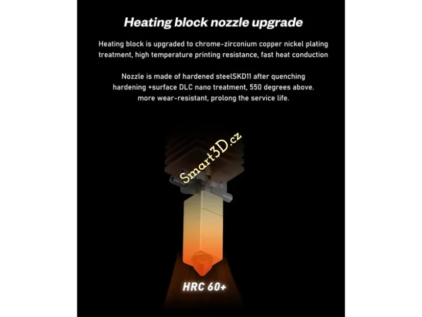Hotend pro Bambulab s výměnnými tryskami TZ 3.0 - pro řadu X1