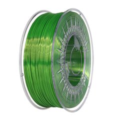Filament DEVIL DESIGN / PLA SILK / ZELENÁ "SUPER" / 1,75 mm / 1 kg.
