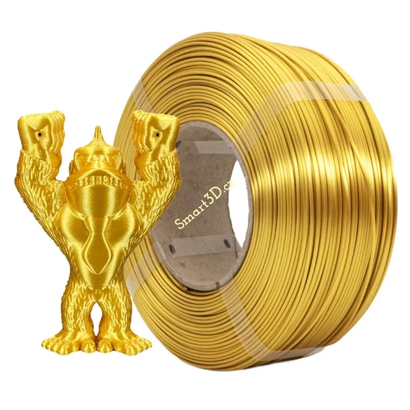 Refill AzureFilm / PLA SILK / GOLD 18K / 1,75 mm / 1 kg.