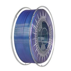 Filament DEVIL DESIGN / PLA SILK DUAL / STUDENO ZELENÁ + FIALOVÁ / 1,75 mm / 1 kg.