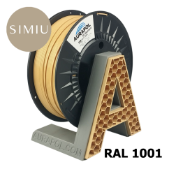Filament AURAPOL / PLA / SOFT LINEN / 1,75 mm / 1 kg.