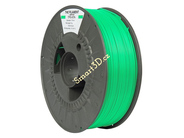 Filament TheFilament / TPU-87A / GREEN / 1,75 mm / 1 kg