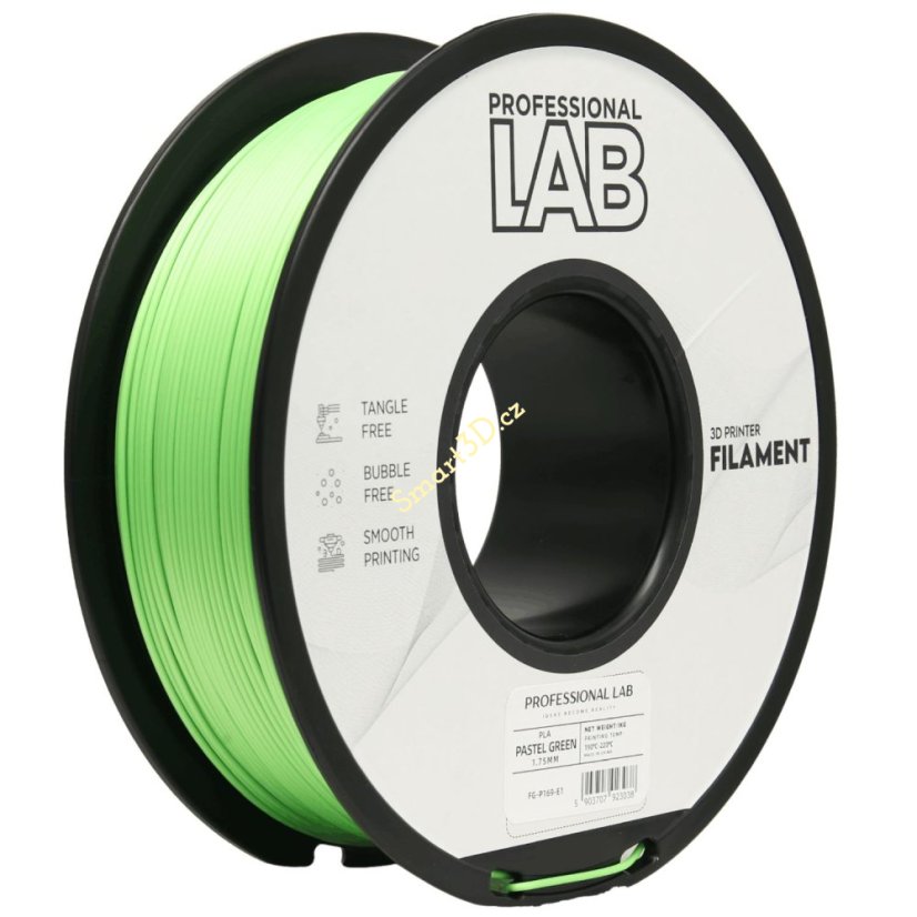 Filament PROFESSIONAL LAB / PLA Pastel / ZELENÁ / 1,75 mm / 1 kg