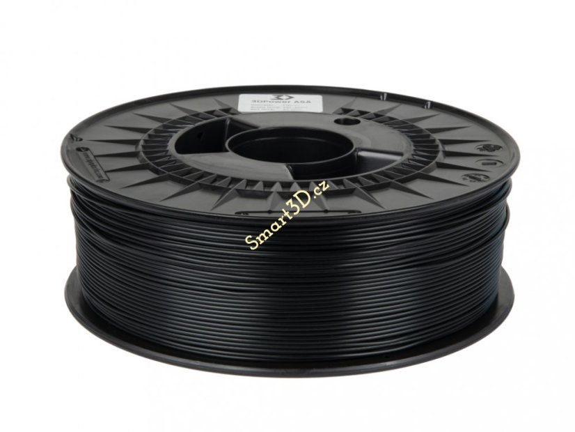 Filament 3D POWER / ASA / ČERNÁ / 1,75 mm / 1 kg.