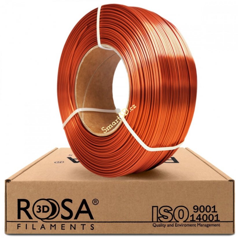 ReFill ROSA3D / PLA SILK / MĚDĚNÁ / 1,75 mm / 1 kg