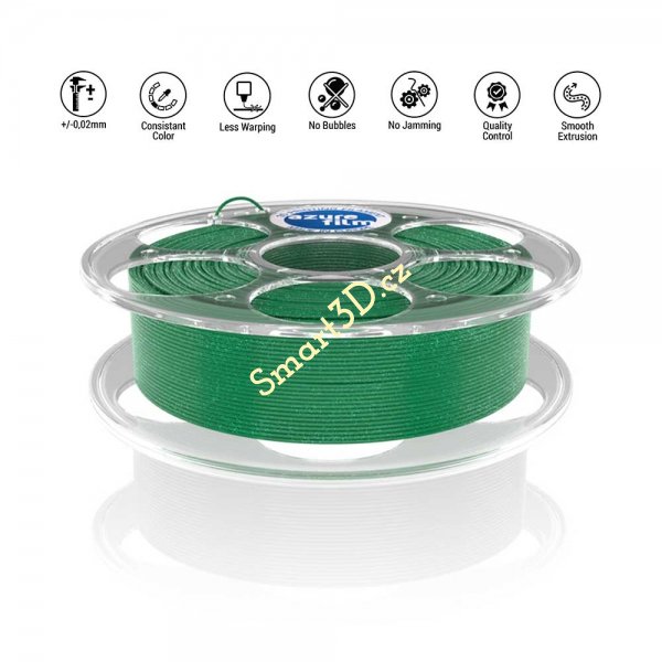 Filament AzureFilm / PLA / TŘPYTIVĚ ZELENÁ / 1,75 mm / 1 kg.