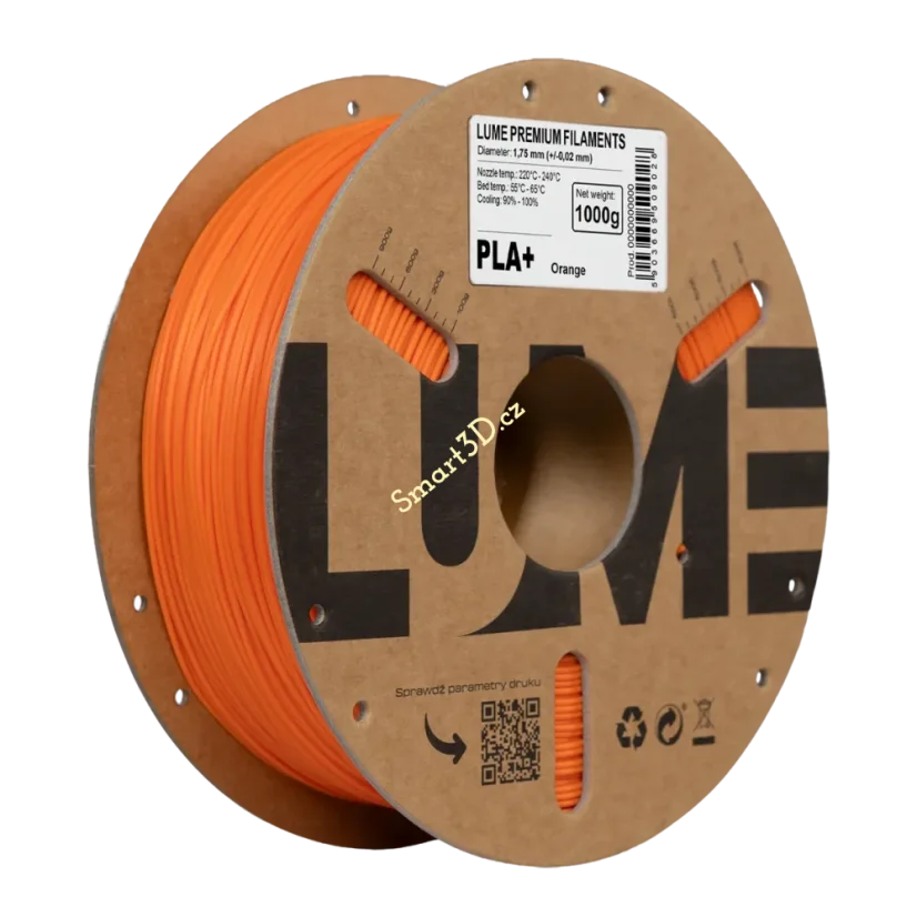 Filament LUME / PLA+ / ORANŽOVÁ / 1,75 mm / 1 kg