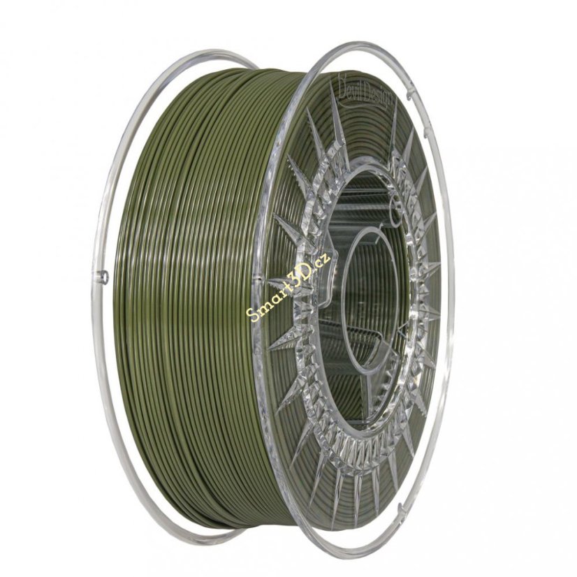 Filament DEVIL DESIGN / PETG / OLIVOVĚ ZELENÁ / 1,75 mm / 1 kg.