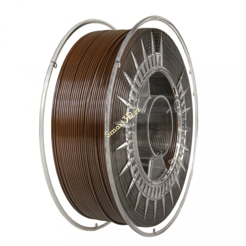 Filament DEVIL DESIGN / PETG / TMAVO HNEDÁ / 1,75 mm / 1 kg.