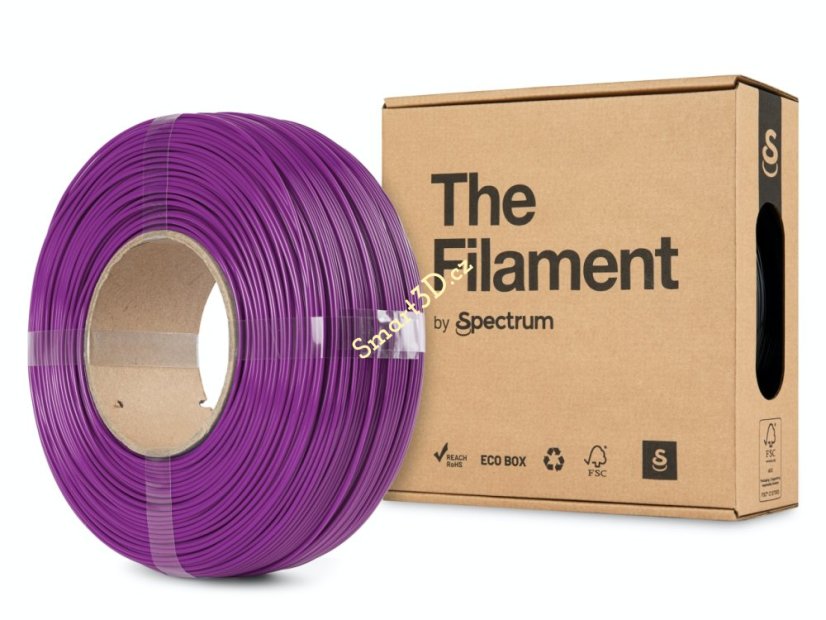 ReFill TheFilament / PLA / FIALOVÁ "PLASMA" / 1,75 mm / 1 kg