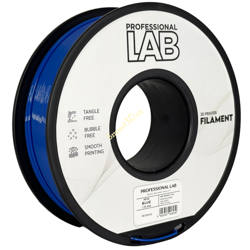 Filament PROFESSIONAL LAB / PETG / BLUE / 1,75 mm / 1 kg