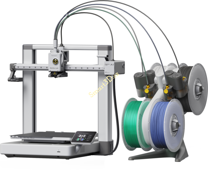 Bambu Lab A1 Combo + AMS Lite - 3D tiskárna s barevným tiskem