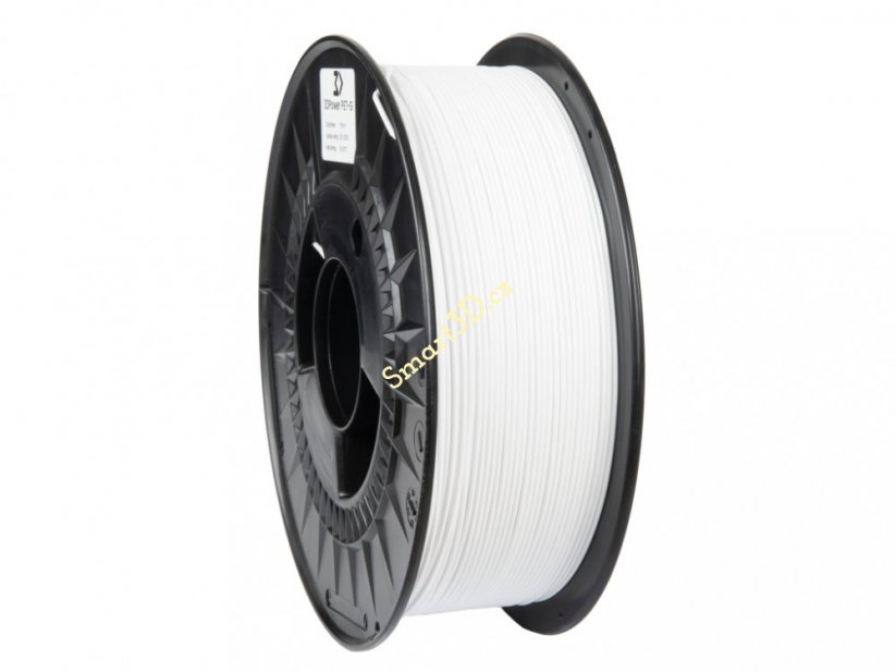 Filament 3D POWER / Basic PETG / WHITE / 1,75 mm / 1 kg.