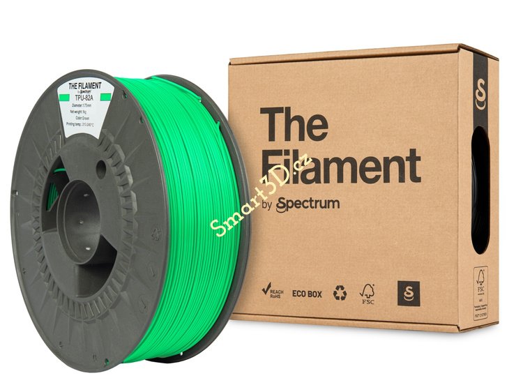 Filament TheFilament / TPU-82A / ZELENÁ / 1,75 mm / 1 kg