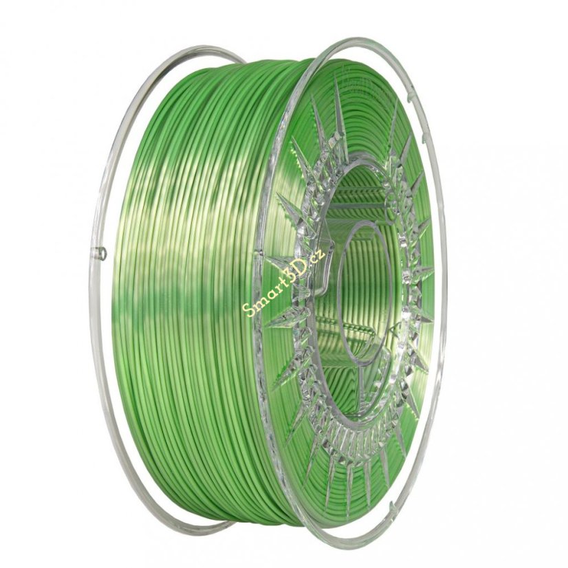 Filament DEVIL DESIGN / PLA SILK / BRIGHT GREEN / 1,75 mm / 1 kg. Filament DEVIL DESIGN / PLA SILK / BRIGHT GREEN / 1,75 mm / 1 kg.