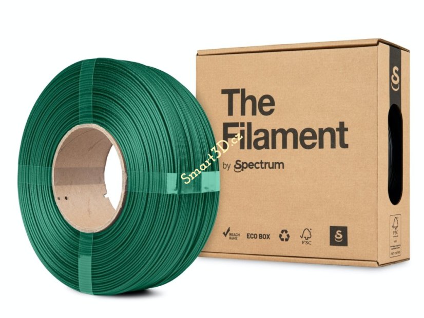 ReFill TheFilament / PETG CF / ZELENÁ / 1,75 mm / 1 kg