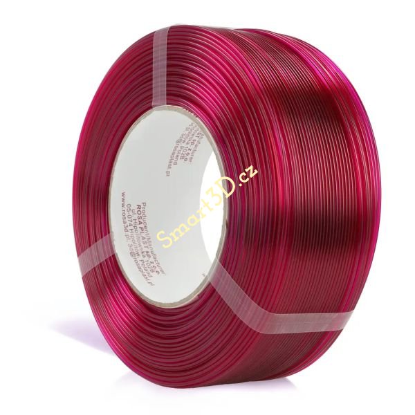 ReFill ROSA3D / PETG Standard HS / RUŽOVÁ TRANSPARENTNÁ / 1,75 mm / 1 kg
