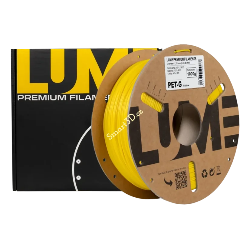 Filament LUME / PETG / YELLOW / 1,75 mm / 1 kg