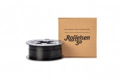 Filament Roffelsen3D / PLA / ČERNÁ / 1,75 mm / 1 kg