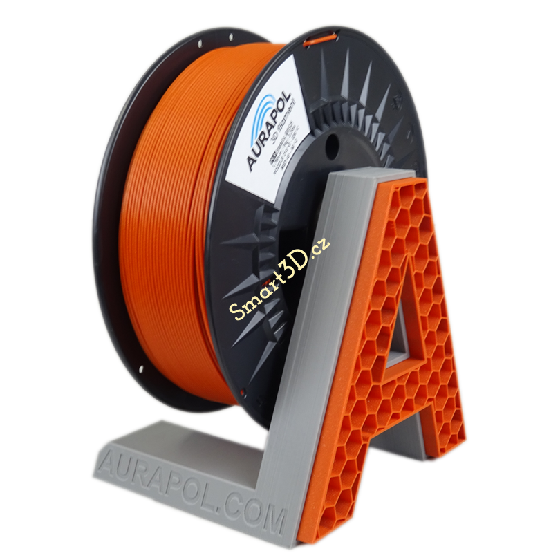 Filament AURAPOL / PLA / CIHLOVÁ METALÍZA / 1,75 mm / 1 kg.