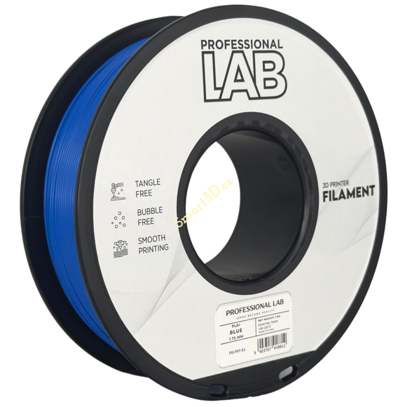 Filament PROFESSIONAL LAB / PLA+ / MODRÁ / 1,75 mm / 1 kg