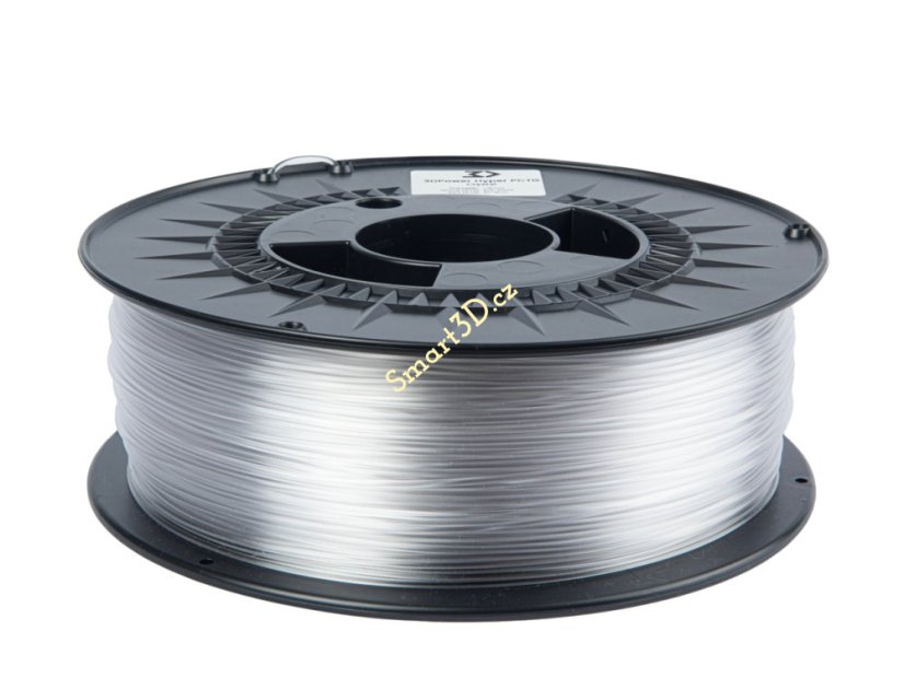 Filament 3D POWER / Hyper PCTG / TRANSPARENTNÍ "CRYSTAL" / 1,75 mm / 1 kg.