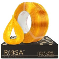 ReFill ROSA3D / PETG Standard HS / ŽLUTÁ TRANSPARENTNÍ / 1,75 mm / 1 kg